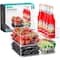 Sorbus Clear Stackable Kitchen & Fridge Storage Organizer Set